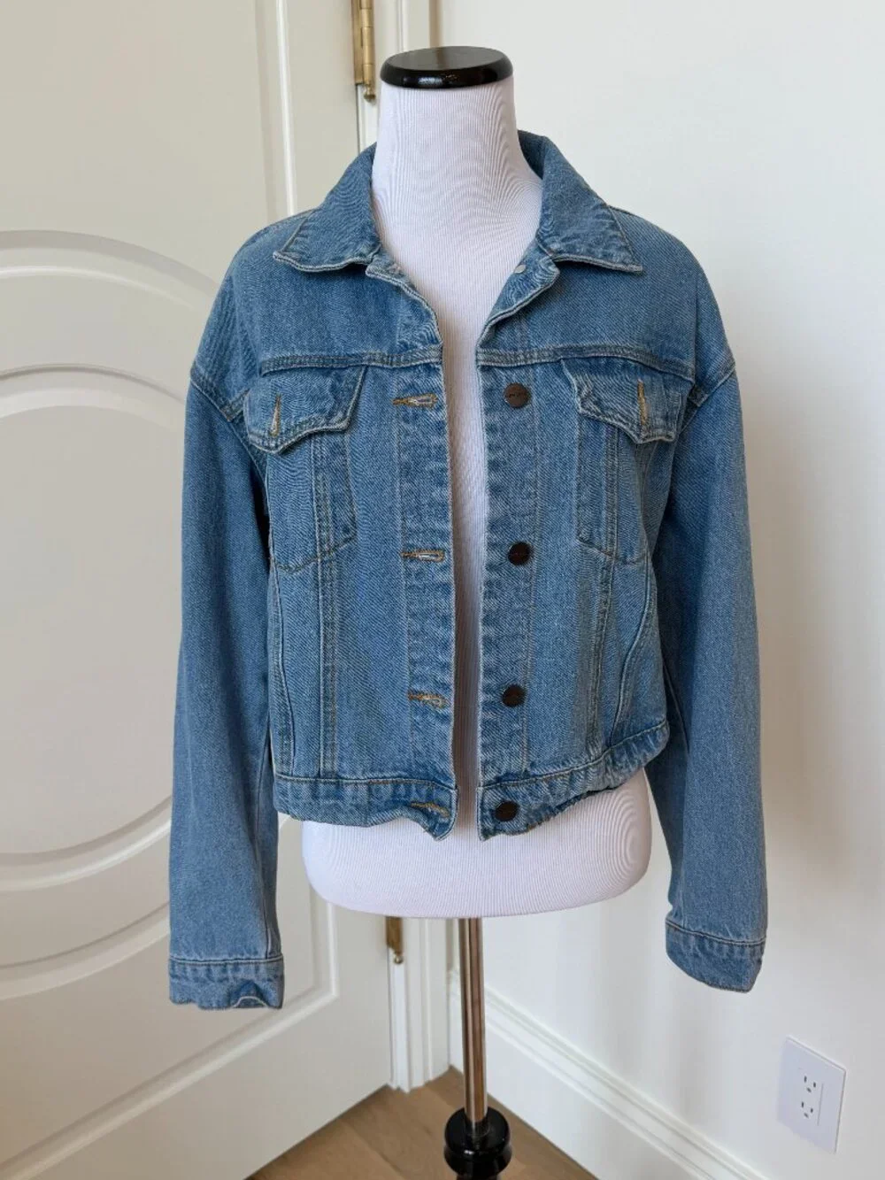 Superdown Raya Rhinestone Fringe Denim Jacket - Picture 4 of 7